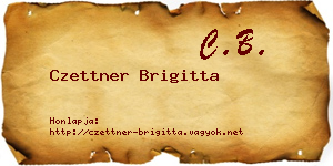 Czettner Brigitta névjegykártya