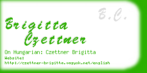 brigitta czettner business card